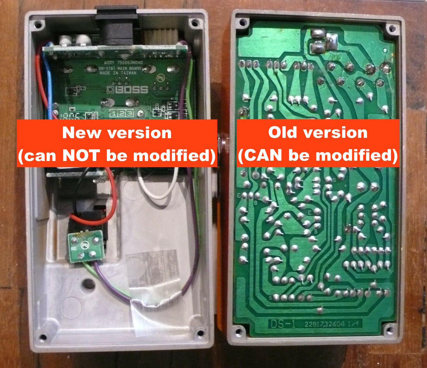 Modify your Boss BD-2 Blues Driver with upgrades! Mod service Only!