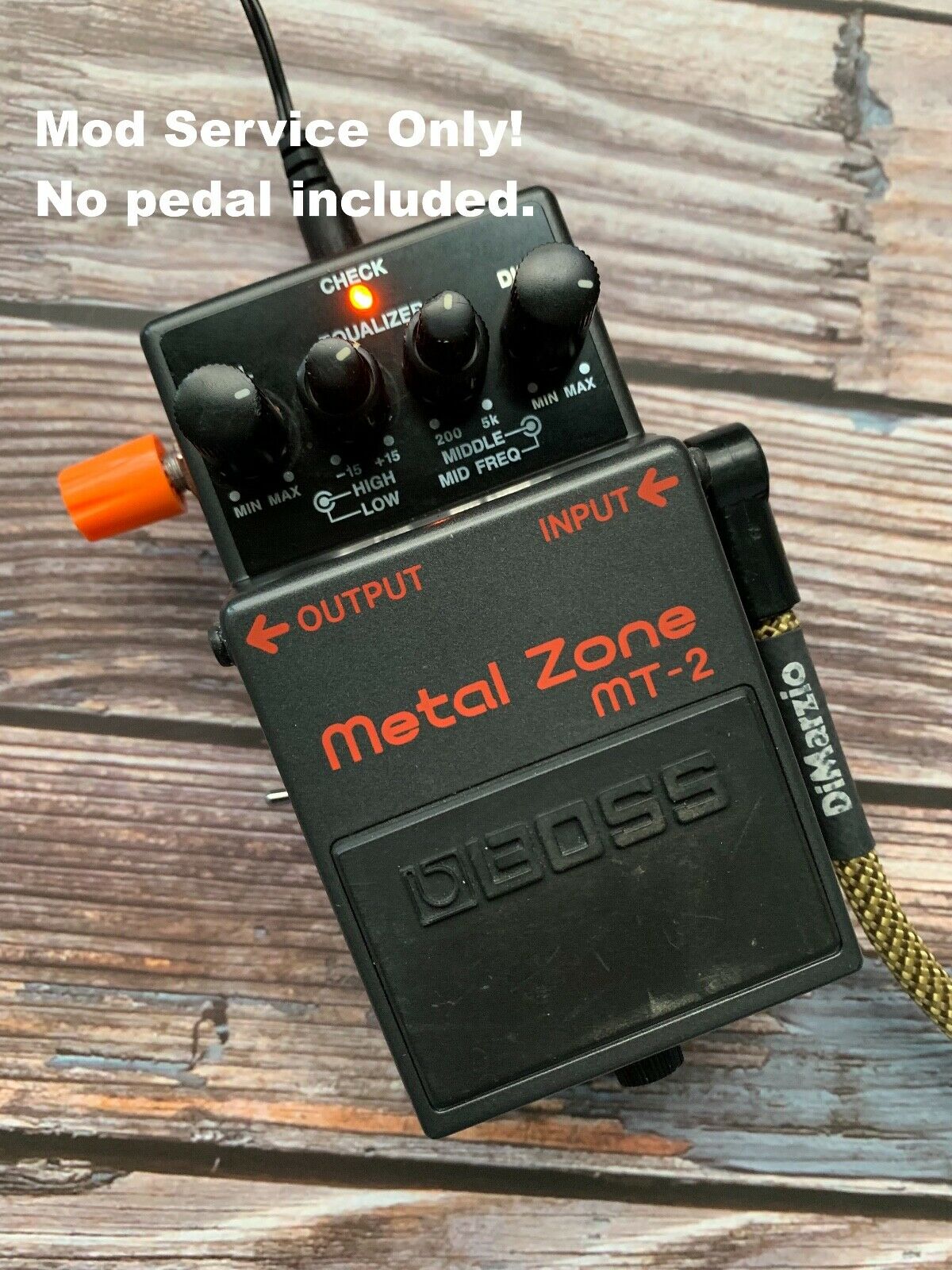 Modify your Boss MT-2 Metal Zone Distortion with upgrades! Mod service Only!