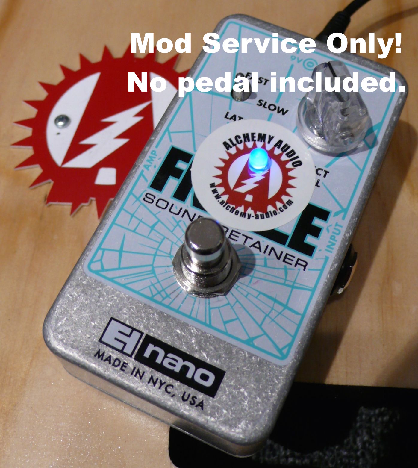 Modify your Electro-Harmonix Freeze with upgrades! Mod service Only!